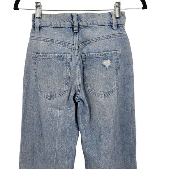 Playboy By PacSun Eco Super Distressed High Waisted Baggy Jeans 23 Streetwear - Picture 10 of 12